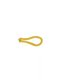   Drótmerevítésű kötött fonal, 5 mm átm.,kukoricasárgasárga, 3 m