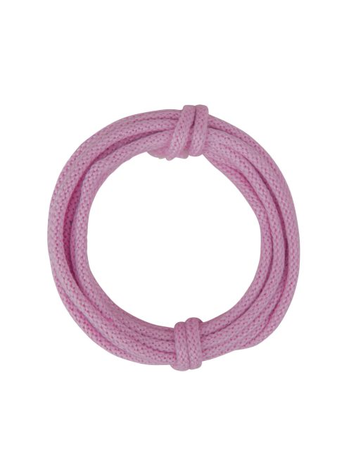 Drótmerevítésű kötött fonal, 5 mm átm.,pink, 3 m