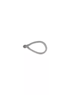   Drótmerevítésű kötött fonal, 5 mm átm.,világosszürke, 3 m