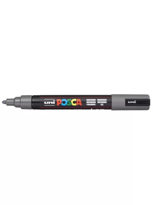 Dekormarker 1,8-2,5mm, Uni Posca PC-5M mélyszürke