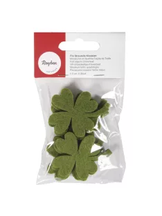 Filcmatrica lóhere, 5,5cm, ragasztópöttyel, 8db