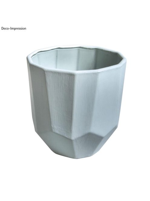 Üvegedény, fazettás, 9x9x9cm, 260ml