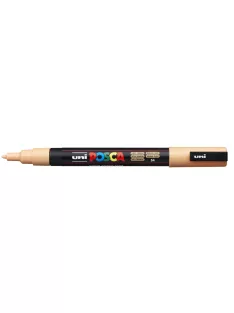 Dekormarker 0,9-1,3mm, Uni Posca PC-3M világos narancs