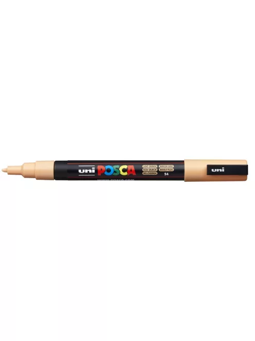 Dekormarker 0,9-1,3mm, Uni Posca PC-3M világos narancs