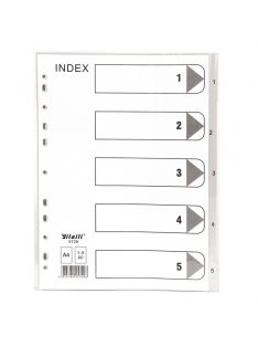 Regiszter műanyag 43470 Evo, PP 1-5 részes