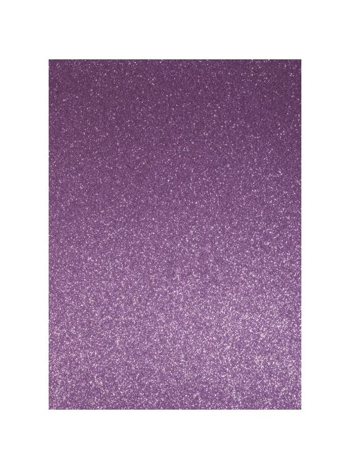 A4 Barkácskarton: csillámos, lila, 210x297mm, 200 g/m2