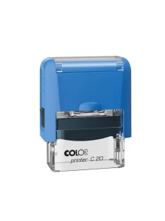 Bélyegző C20 Colop kék átlátszó ház/kék párna