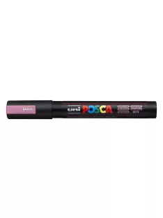Dekormarker 1,8-2,5mm, Uni Posca PC-5M metál rózsaszín