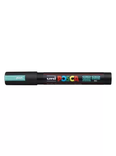 Dekormarker 1,8-2,5mm, Uni Posca PC-5M metál zöld