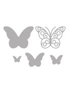 Vágósablon: Whimsical Butterflies, 1,3-4,5cm, 5 db