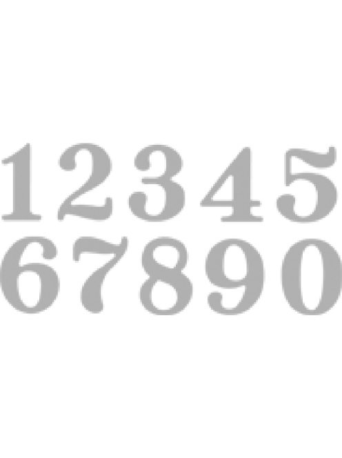 Vágósablon: Small Numbers, 0,8-1,9cm, 10 db