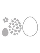 Vágósablon: Blooming Egg, 1,1-5,6cm, 4 db