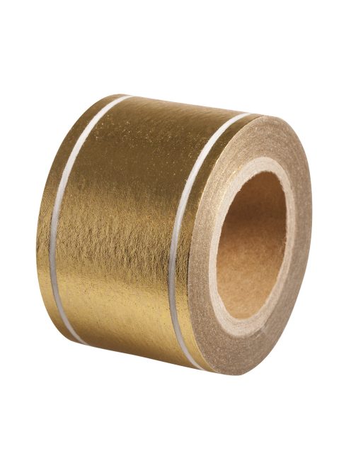 Washi Tape arany csík, 30mm, 15m