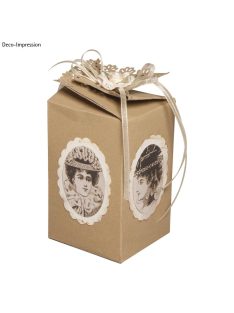 Dobozkészítő sablon, ajándékdoboz 22x12 cm