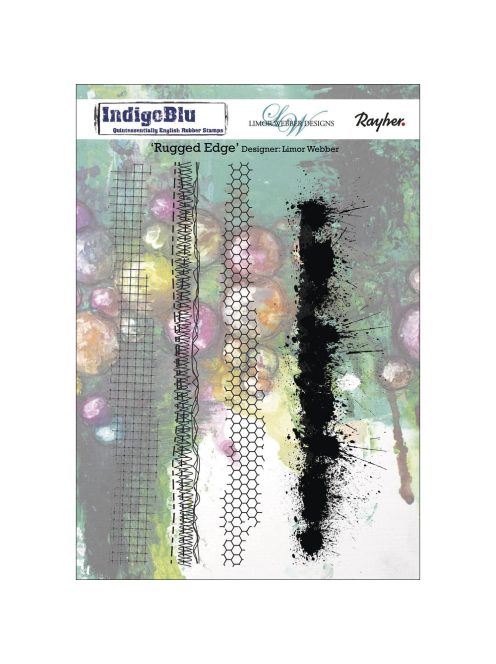 IndigoBlu bélyegző: Rugged Edge,200x30mm-180x55mm
