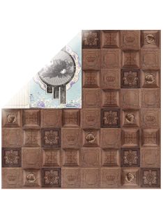   Scrapbookpapír Penny Emporium Copper Tiles 30,5x30,5 cm, 190g/m2