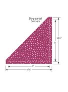 Sizzix Bigz vágósablon- Half Square Triangles, 14x17,4x1,9cm, 4 Finished Square, 