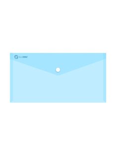   Irattartó tasak DL 'csekk' patentos PP Bluering® transzparens kék