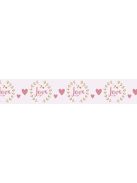 Washi Tape Love, rózsaszín, 30mm, 15m