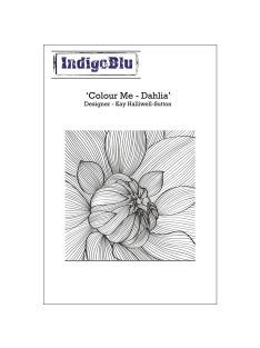 Bélyegző A6: Colour me Dahlia, 90x90mm