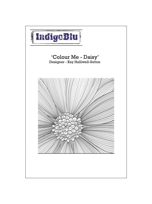 Bélyegző A6: Colour me Daisy, 90x90mm