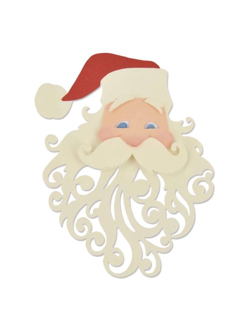 Sizzix Thinlits Set: Santa, 1,90x5,39cm:9,84x10,47cm 3 db
