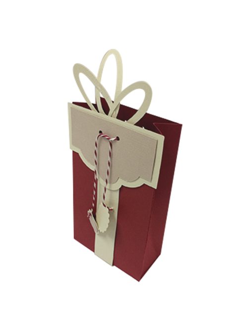 Sizzix Bigz vágósablon XL- Box, Wrapped w/Ornaments, 13,33x18,41cm-2,54x2,54cm