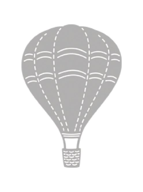 Vágósablon: Hot Air Balloon, 5,5x7,8cm, 1 db