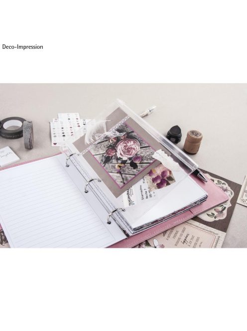 Cippzáros műanyag tasak, lefűzhető, A5, 2 db