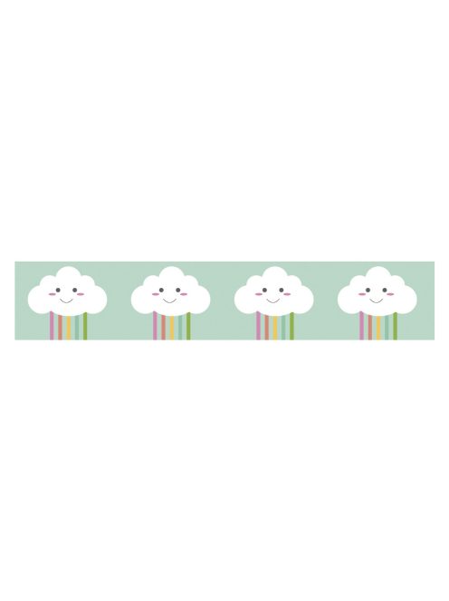 Washi Tape Happy Clouds, 15mm, 10 m/tekercs
