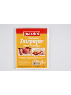   Zsírpapír íves háztartási 60 x 80 cm 5 ív/csomag Mazzini