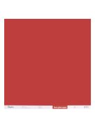 Scrapbookpapír: csillámos pöttyök, klasszikus piros, 30,5x30,5cm, 190 g/m2