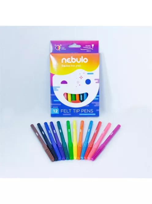 Rostírón filctoll vízbázisú Nebulo 12 klf. Szín