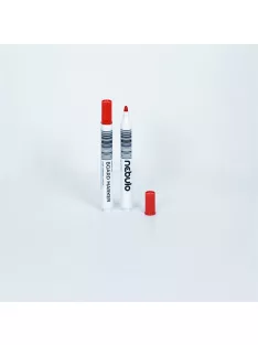 Táblamarker 2-3mm, kúpos Nebulo piros