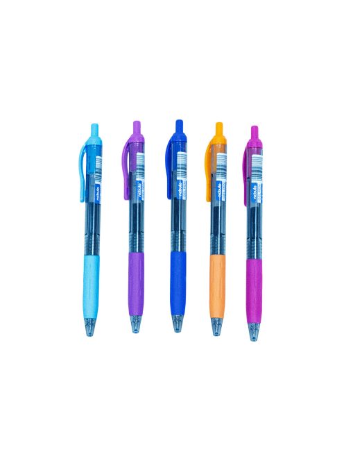 Zseléstoll, 0,5mm vegyes test szín, 30db/doboz Nebuló írásszín kék