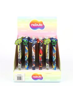 Zseléstoll radírozható, járművek, 36 db/display Nebulo