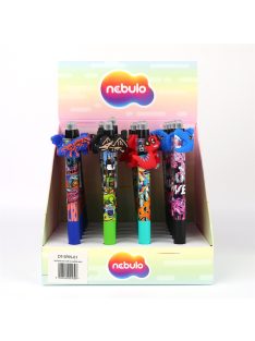   Zseléstoll radírozható, nyomógombos, mérges dino 24 db/display Nebulo