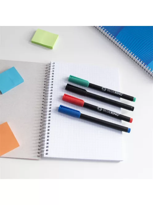 Rostirón, tűfilc alkoholos készlet, 0,5mm OHP Bluering® F, 4 klf. szín