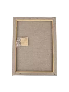   Keretre feszített vászon, pamut, 30x40x1,7 cm, 330 g/m2, alapozva