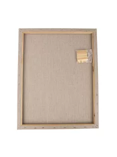   Keretre feszített vászon, pamut,40x50x1,7 cm, 330 g/m2, alapozva