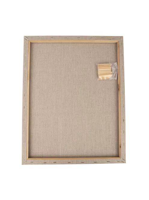 Keretre feszített vászon, pamut,40x50x1,7 cm, 330 g/m2, alapozva