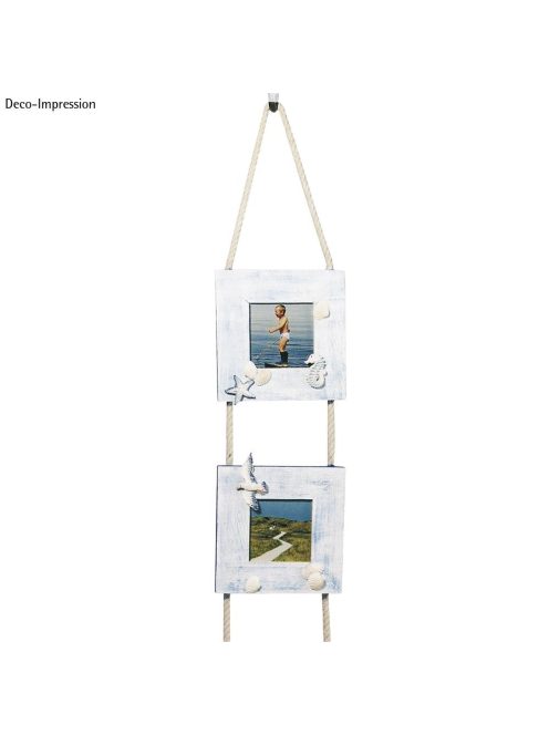 Fa fotókeret 3 Fach, 10x1cm, an zsinór