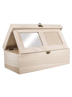 Fadoboz, 32x15x10cm, tükör+fotókeret, 4 fakk