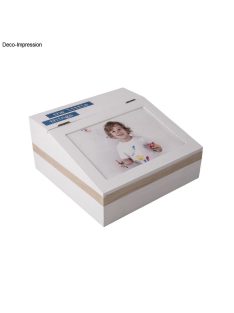 Fadoboz billenő tetővel, 24x24x12cm, + 4 fakkal