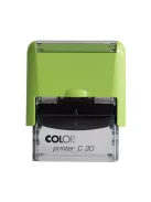 Bélyegző C30 Colop zöld átlátszó ház/kék párna