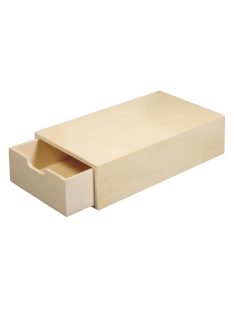 Fadobozka, 20x10x5cm, kihúzható belső fakkal