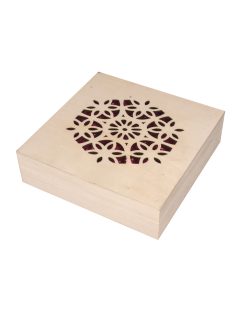 Fadoboz, 14,5x14,5x4cm, belül 13x13cm