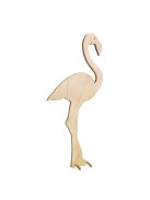 Flamingó fából, felállítható, 8,6x18cm, a motívum egyoldalas, 1 db