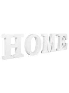   Betűk (felirat) MDF-ből "HOME", fehér, 44,5x2x11 cm, PVC-Box 1 db
