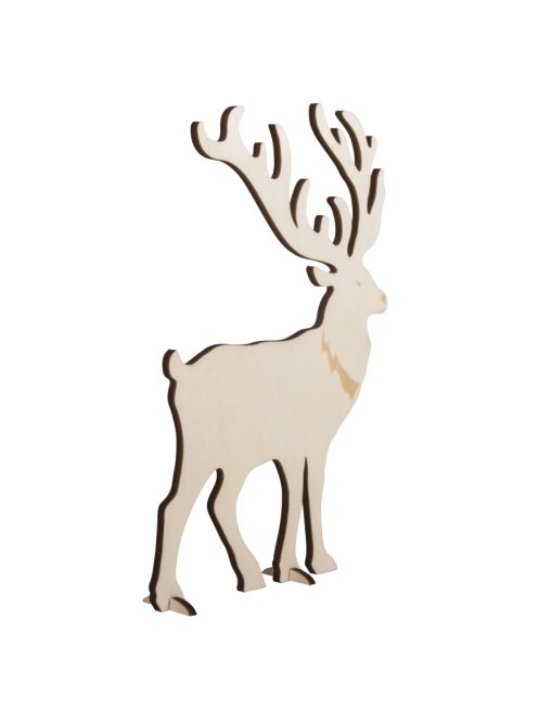 Szarvas fából, 17x25 cm